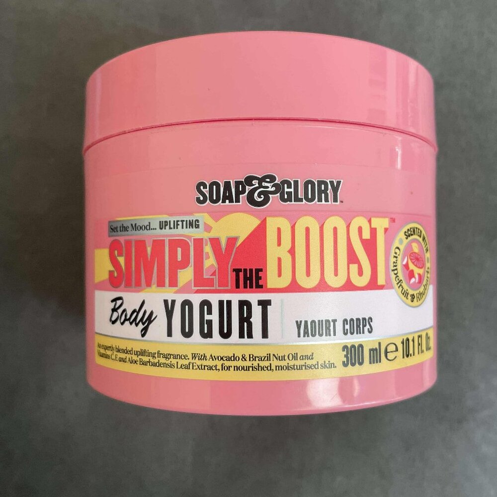 Soap and Glory Simply The Boost Uplifting Body Yogurt 10.1 fl oz - NEW